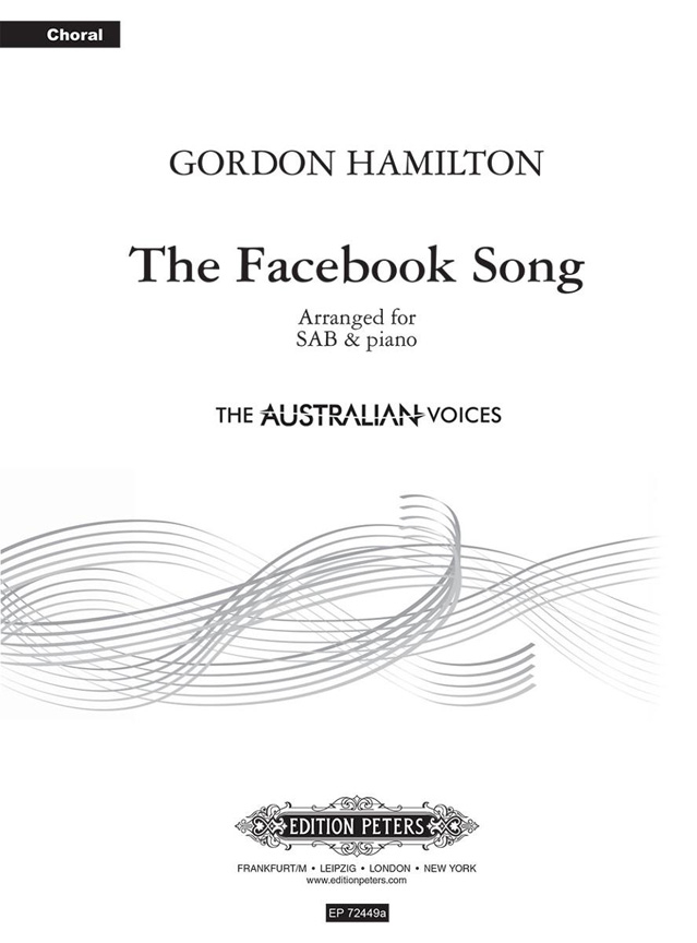 Front Cover Image The Facebook Song (2012)
