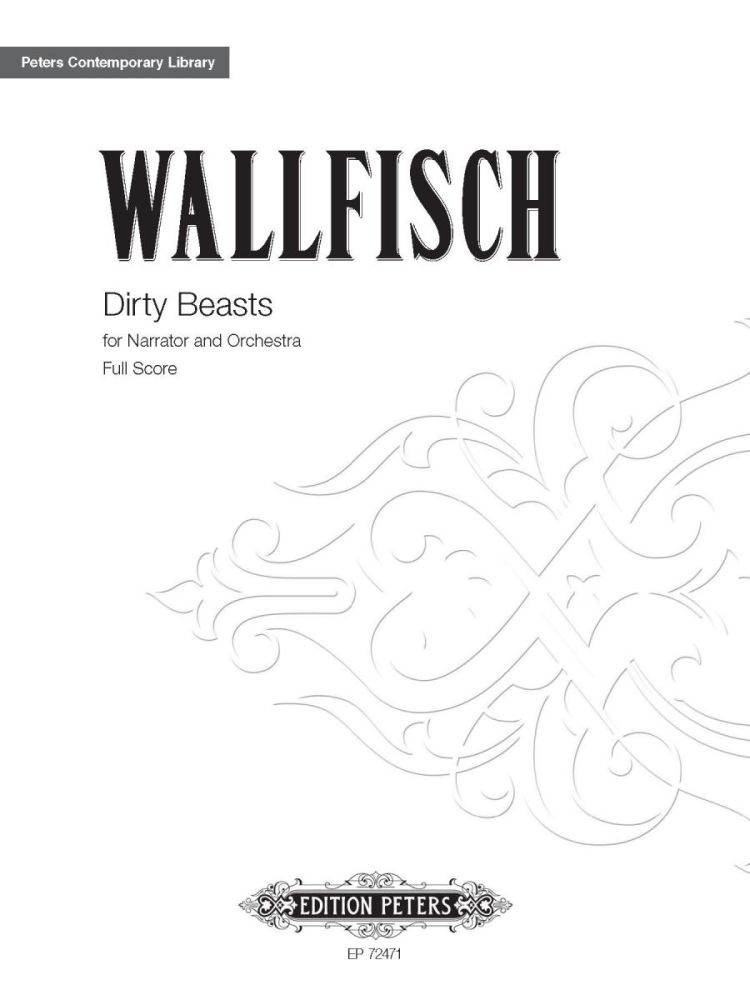 Front Cover Image Dirty Beasts for Narrator & Orchestra