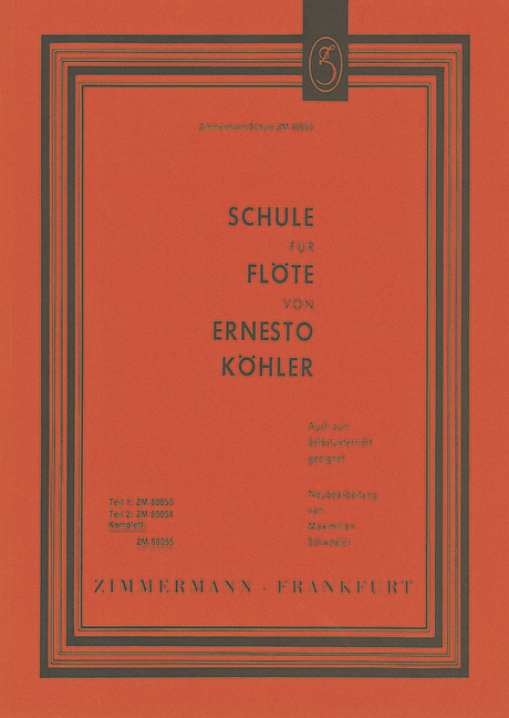 Front Cover Image Schule für Flöte