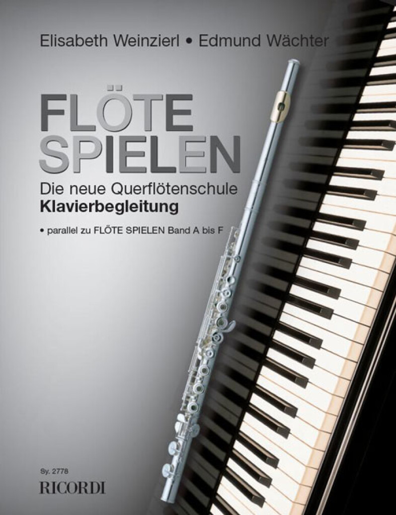 Front Cover Image Flöte spielen - Klavierbegleitung Band A-F