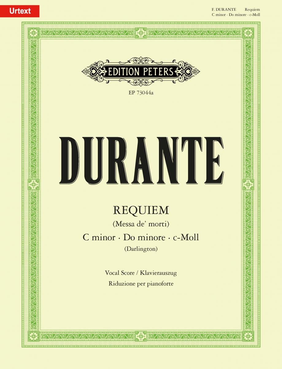 Front Cover Image Requiem (Messa de' morti) c-Moll (Rom 1746)
