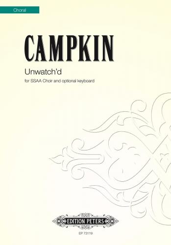 Front Cover Image Unwatch’d for Choir (SSAA) and optional keyboard