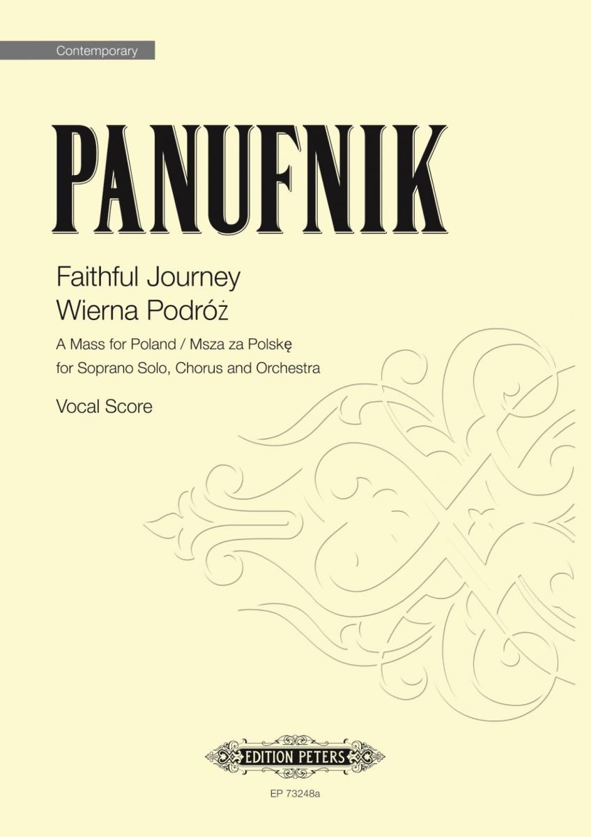 Front Cover Image Faithful Journey. A Mass for Poland for Soprano Solo, Chorus and Orchestra