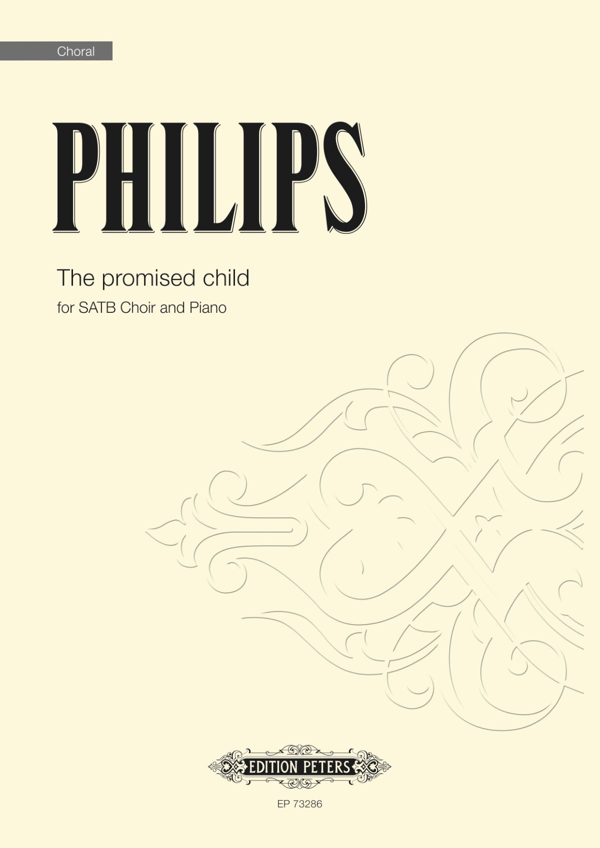 Front Cover Image The Promised Child for SATB Choir and Piano