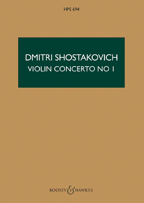 Front Cover Image Konzert Nr. 1 für Violine und Orchester a-Moll op. 77
