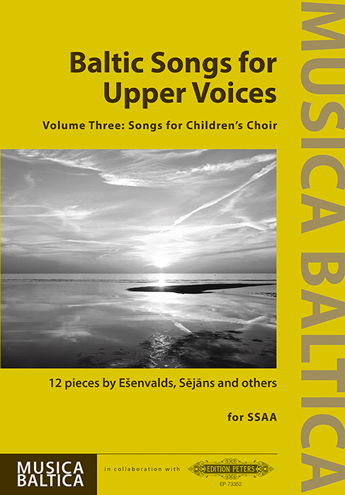 Front Cover Image Baltic Songs for Upper Voices (SSAA), Vol. 3 – Songs for Children's Choir
