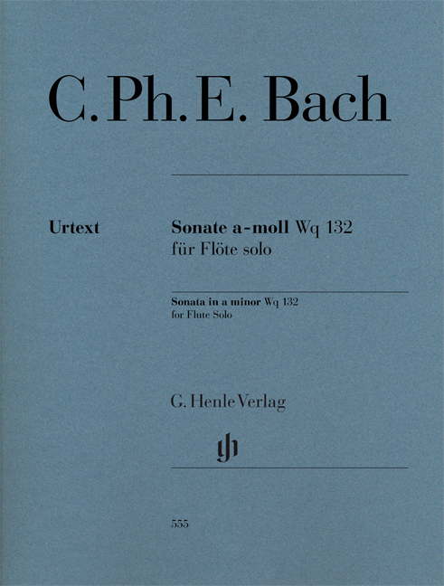Front Cover Image Sonate a-moll Wq 132 für Flöte solo