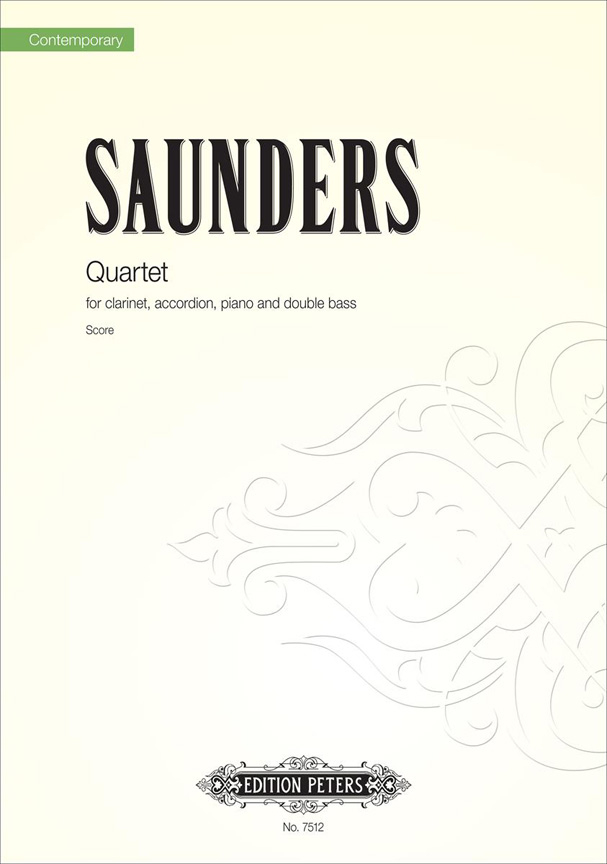 Front Cover Image Quartet für Klarinette, Akkordeon, Klavier und Kontrabass (1998)