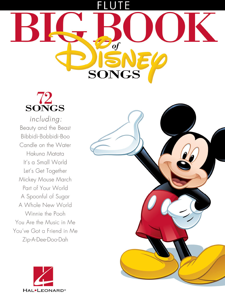 Front Cover Image The Big Book of Disney Songs - Flute