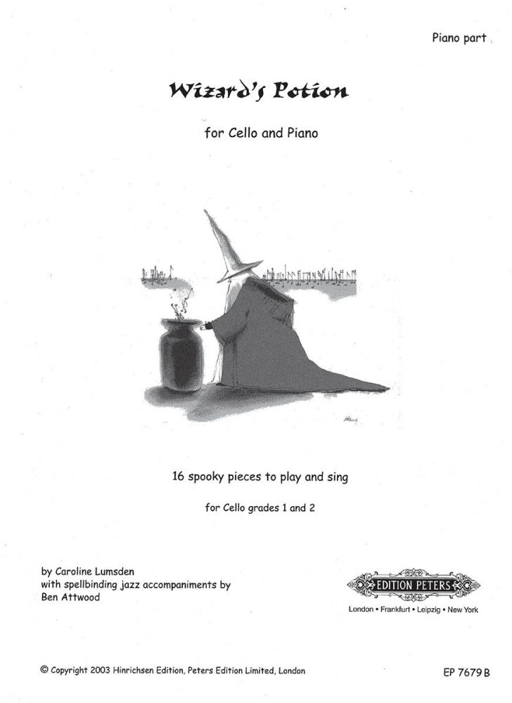 Front Cover Image Wizard's Potion for Cello and Piano