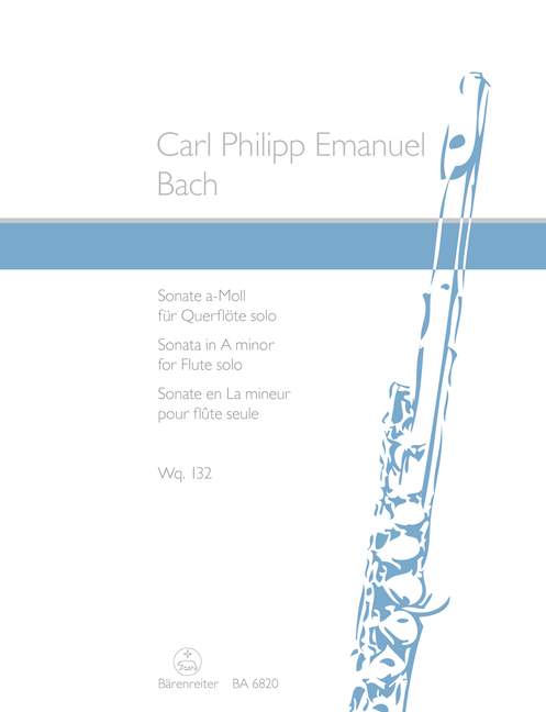 Other Cover Image Sonate für Flöte solo a-Moll Wq 132