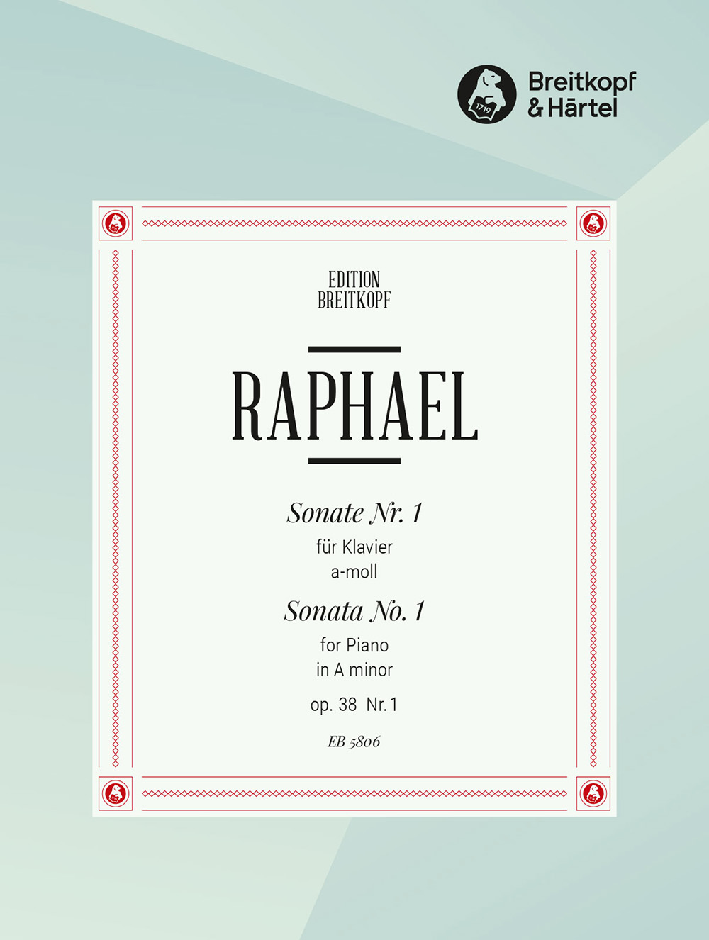 Other Cover Image Sonate Nr. 1 a-moll op. 38/1