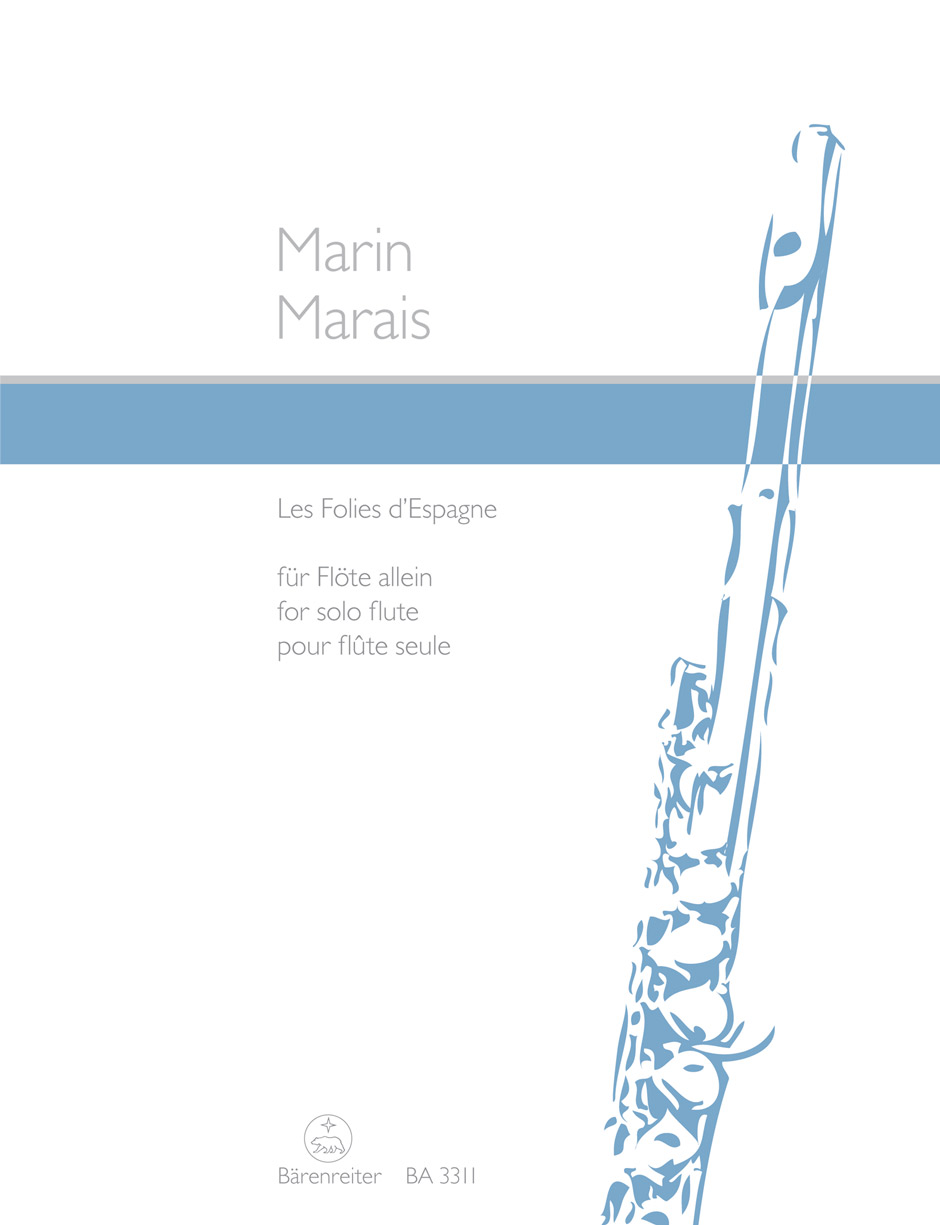 Front Cover Image Les Folies d'Espagne für Flöte allein