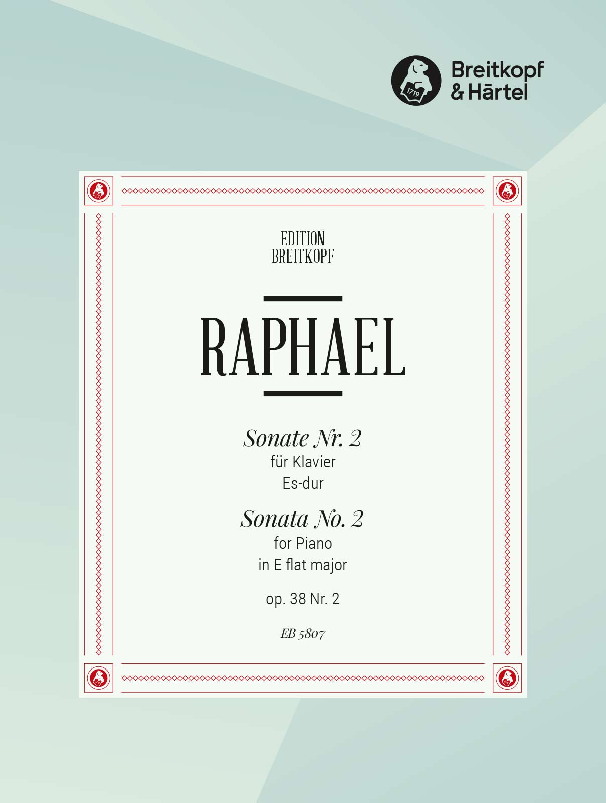Other Cover Image Sonate Nr. 2 Es-dur op. 38/2