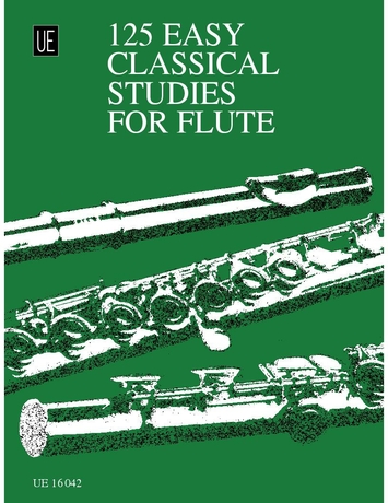 Front Cover Image 125 Easy Classical Studies for Flute