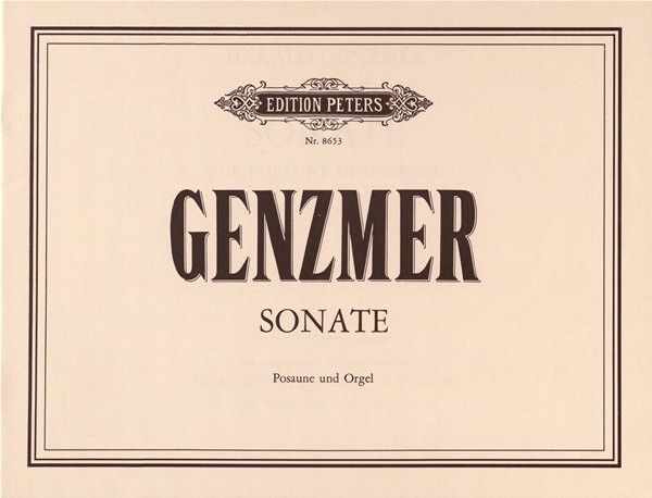 Front Cover Image Sonate für Posaune und Orgel (1977)