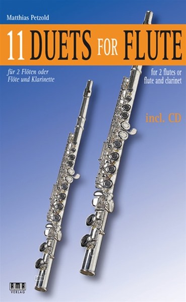Front Cover Image 11 Duets for Flute für 2 Flöten oder Flöte und Klarinette
