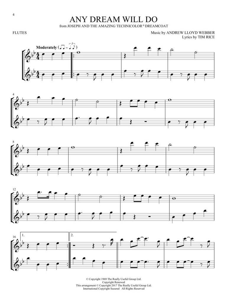 Other Cover Image Broadway Songs for Two Flutes