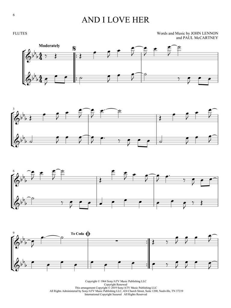 Other Cover Image The Beatles for Two Flutes