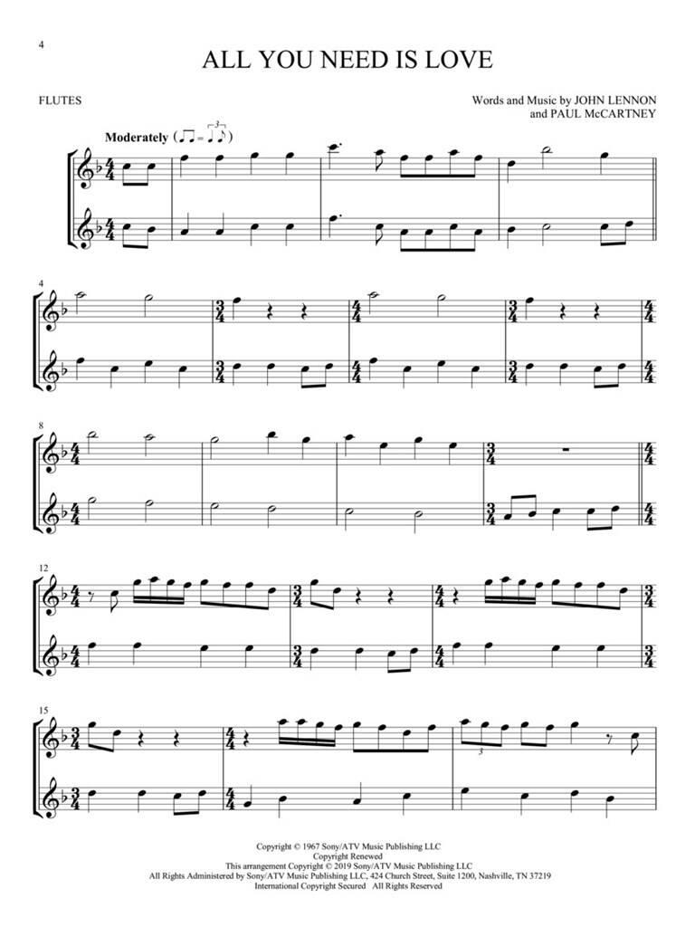 Other Cover Image The Beatles for Two Flutes