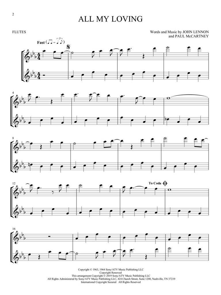 Other Cover Image The Beatles for Two Flutes
