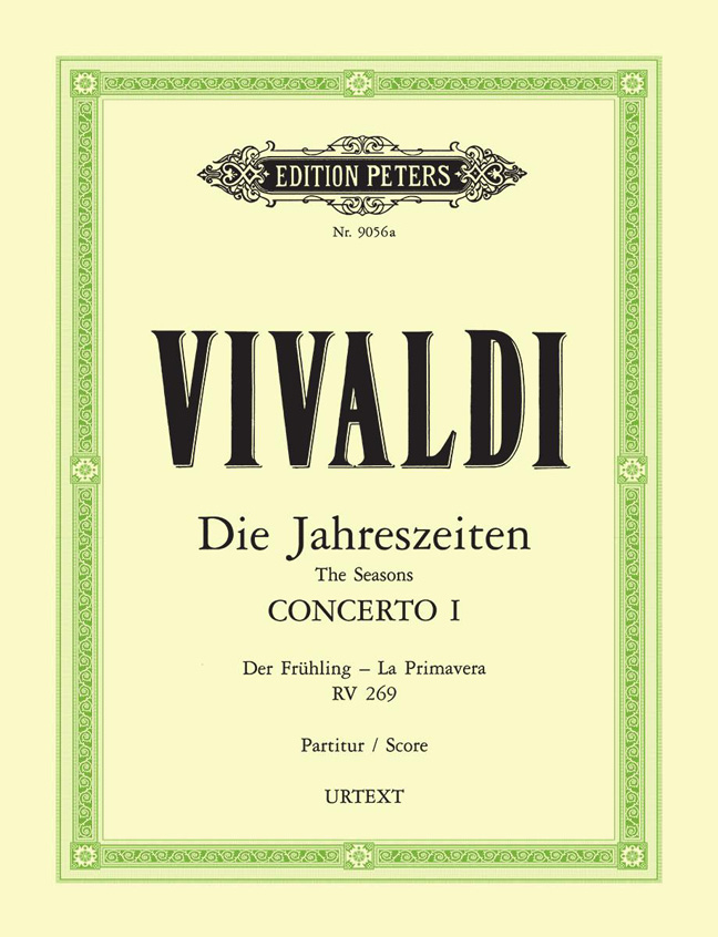Front Cover Image Die vier Jahreszeiten: Konzert für Violine, Streicher und Basso continuo E-Dur op. 8 Nr. 1 RV 269 "Der Frühling"