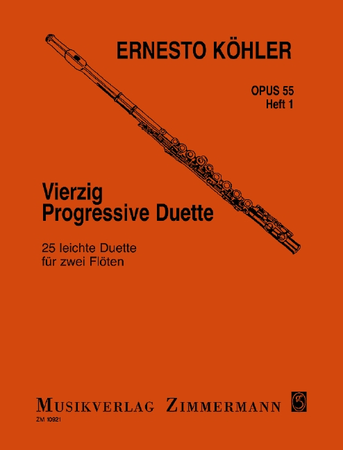 Front Cover Image Vierzig Progressive Duette op. 55