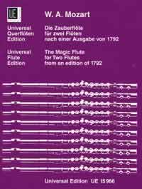 Front Cover Image Die Zauberflöte für 2 Flöten