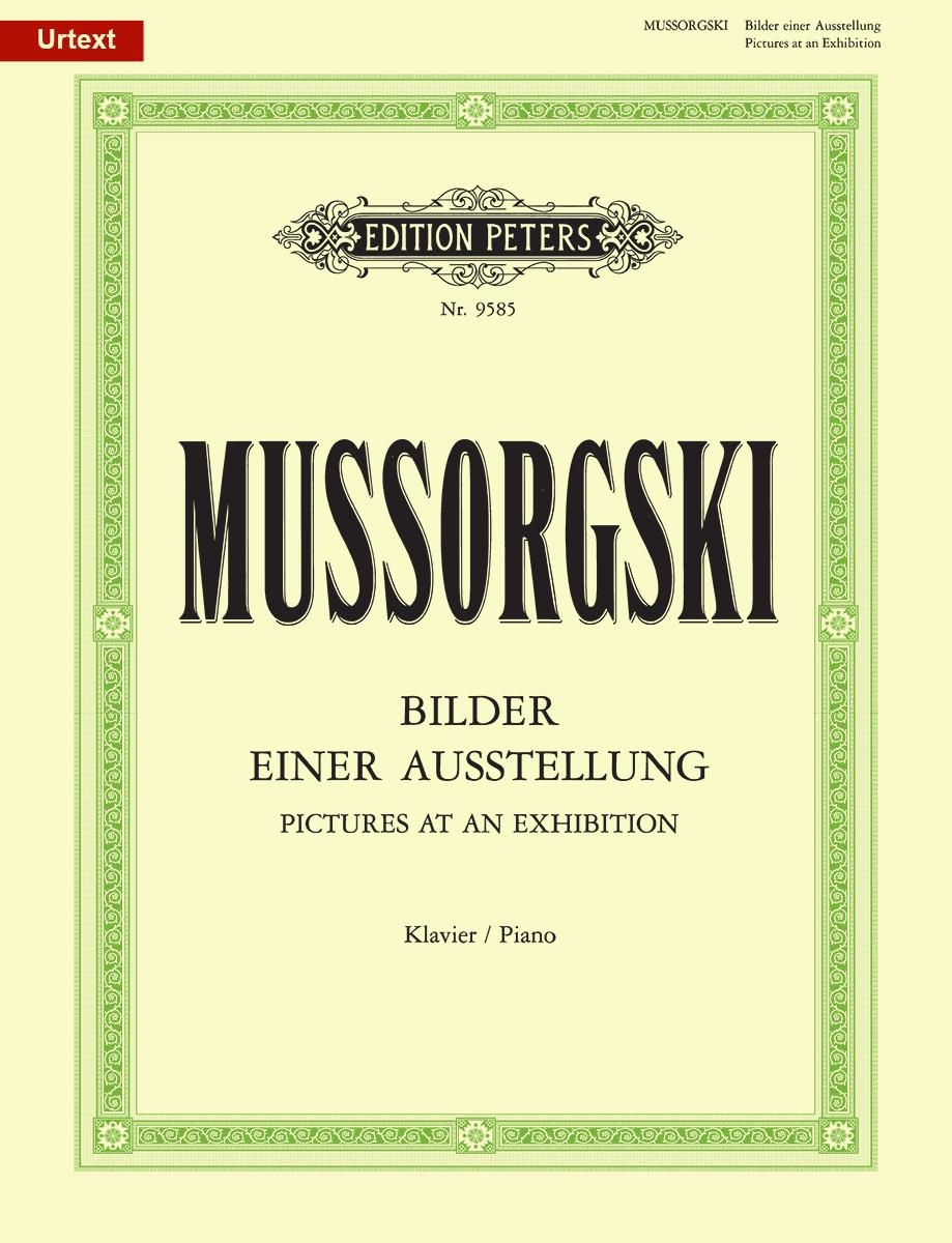 Front Cover Image Bilder einer Ausstellung für Klavier solo (1874)
