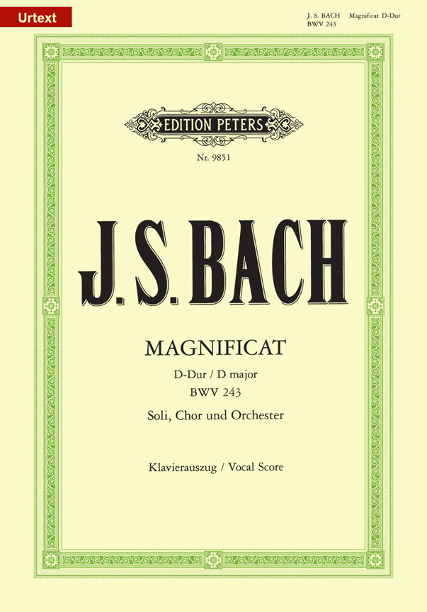 Front Cover Image Magnificat [2. Fassung] für 5 Solostimmen, Chor und Orchester D-Dur BWV 243