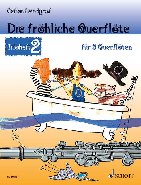 Front Cover Image Die fröhliche Querflöte - Trioheft Band 2