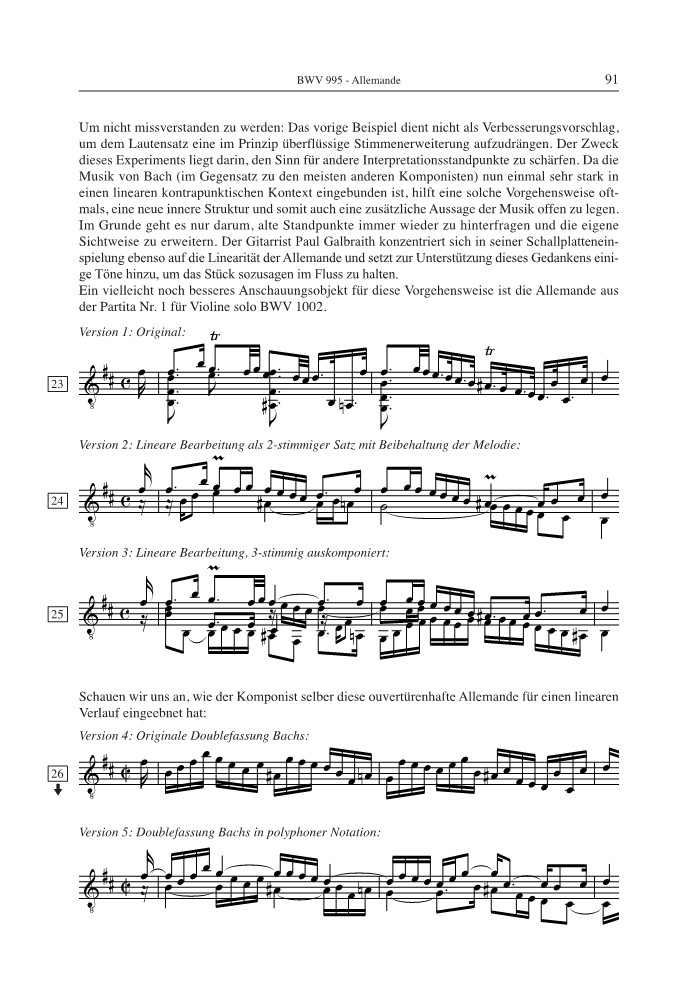 Other Cover Image Die Lautenwerke Bachs aus der Sicht des Gitarristen Band 1