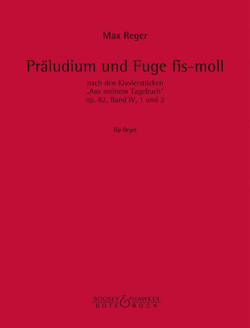 Front Cover Image Präludium und Fuge fis-Moll op. 82, Band IV Nr.1 und 2 