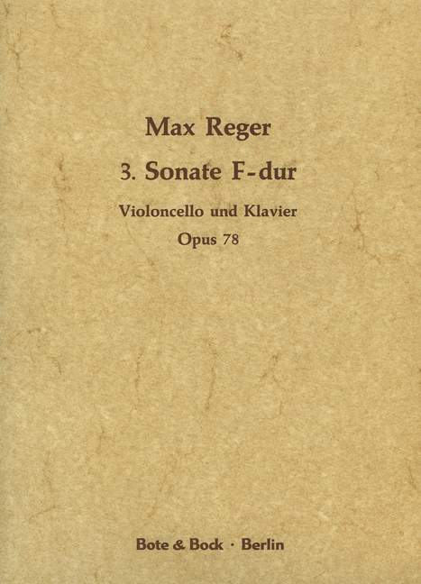 Front Cover Image 3. Sonate F-Dur op. 78 