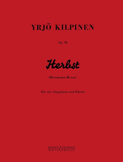 Front Cover Image Herbst op. 98 