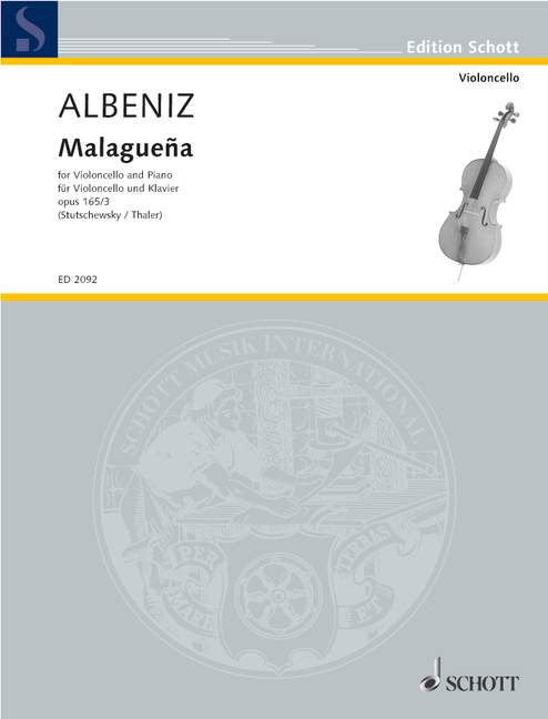 Front Cover Image Malaguena op. 165/3 