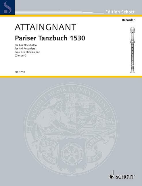 Front Cover Image Pariser Tanzbuch 1530 Band 1 und 2