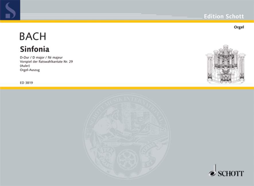 Front Cover Image Sinfonia D-Dur 