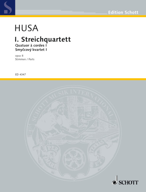 Front Cover Image 1. Streichquartett op. 8 