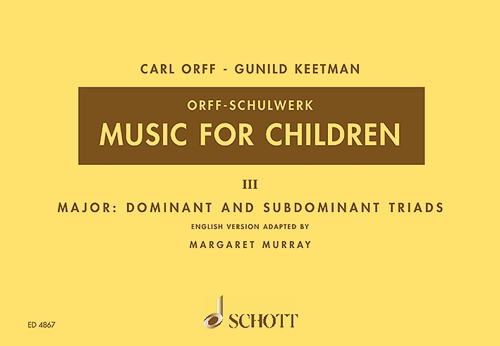 Front Cover Image Music for Children Band 3