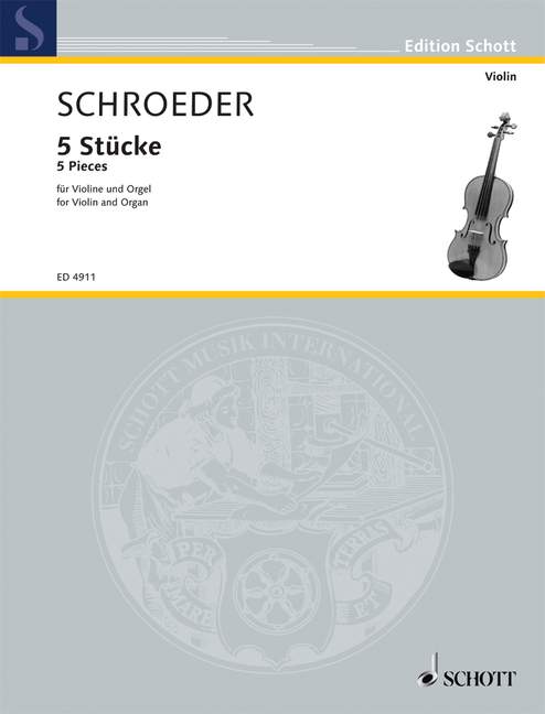 Front Cover Image Fünf Stücke 