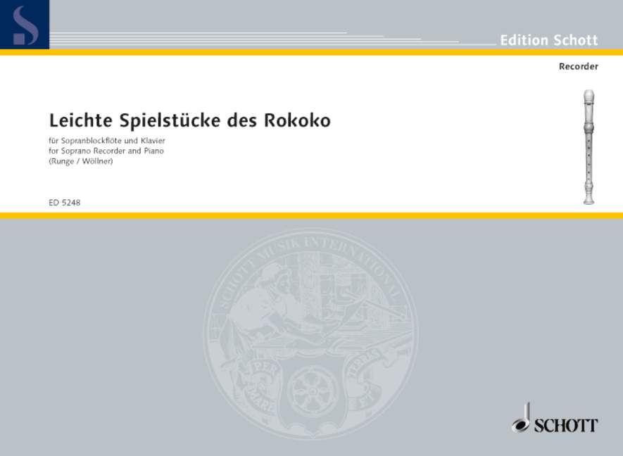 Front Cover Image Leichte Spielmusik des Rokoko 