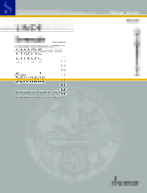 Front Cover Image Serenade 