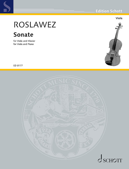 Front Cover Image Sonate Nr. 1 