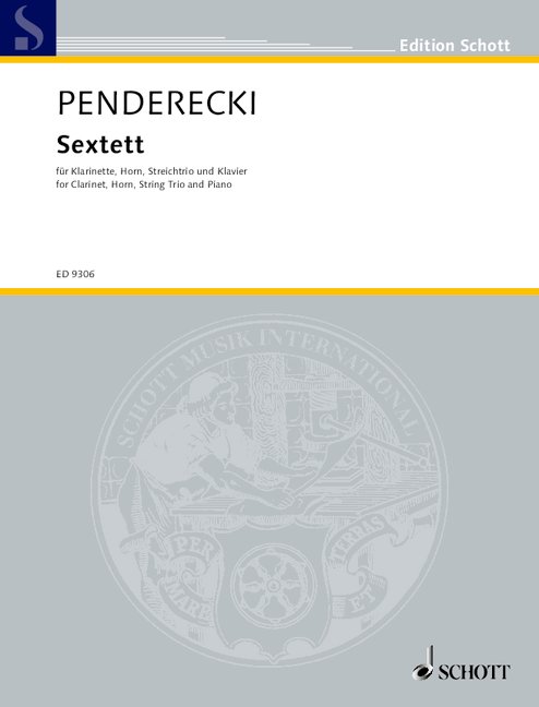 Front Cover Image Sextett 