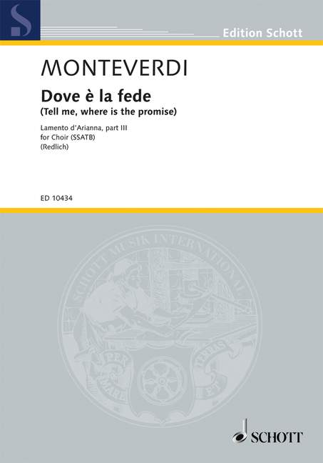 Front Cover Image Dove è la fede (Tell me, where is the promise) 
