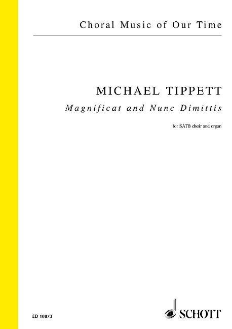Front Cover Image Magnificat and Nunc Dimittis 