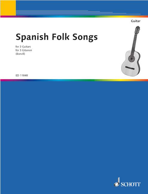 Front Cover Image Spanish Folk Songs 