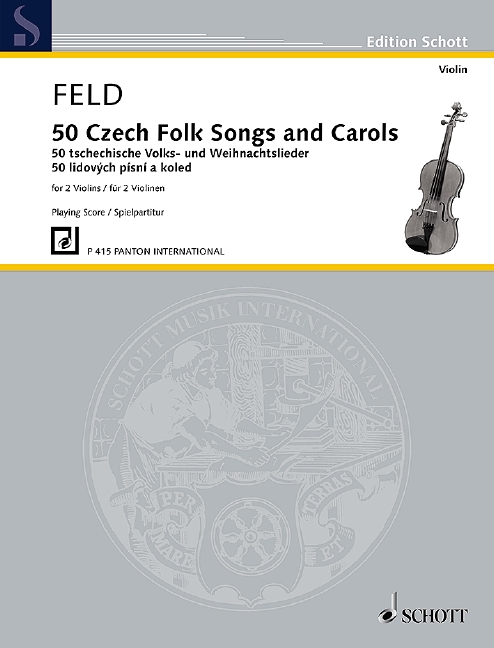 Front Cover Image 50 Czech Folk Songs and Carols 