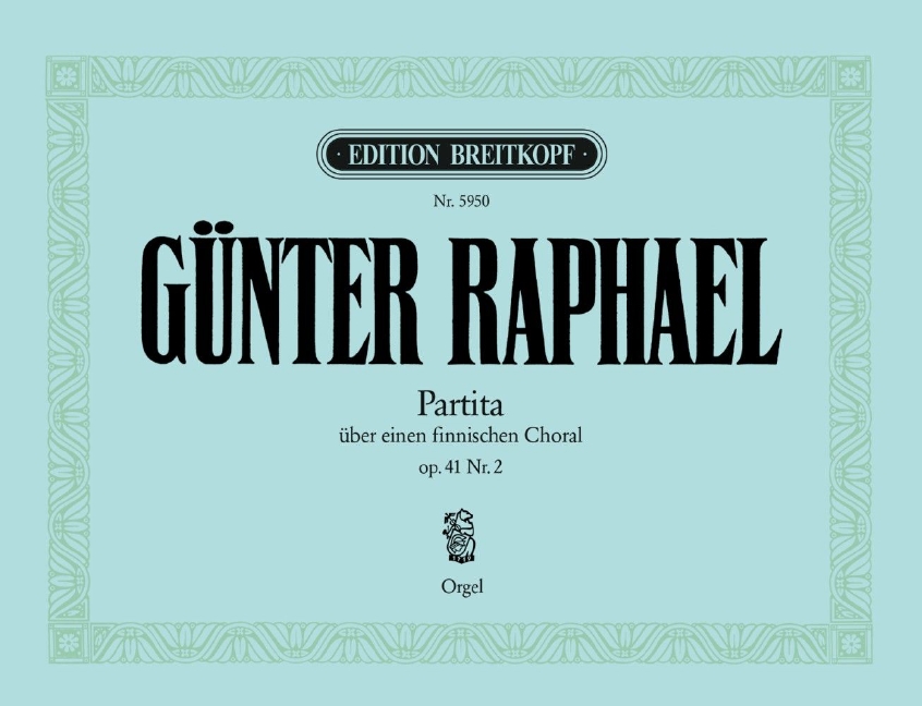 Other Cover Image Partita ü. finn. Choral op. 41/2